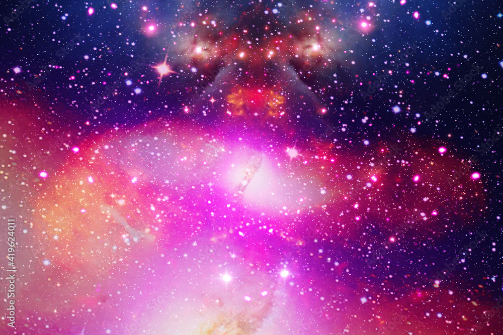 Obraz premium Galaxy and nebulae. The elements of this image furnished by NASA.