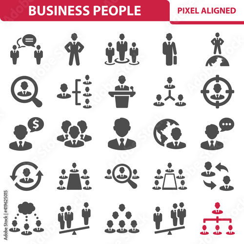 Business People, Politician, Politics Icons