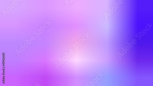 Wallpaper Mural Pastel Blue Teal Pink Purple Gradient. Soft blurred pastel iridescence pink and purple abstract background animation. Refraction of neon light Torontodigital.ca