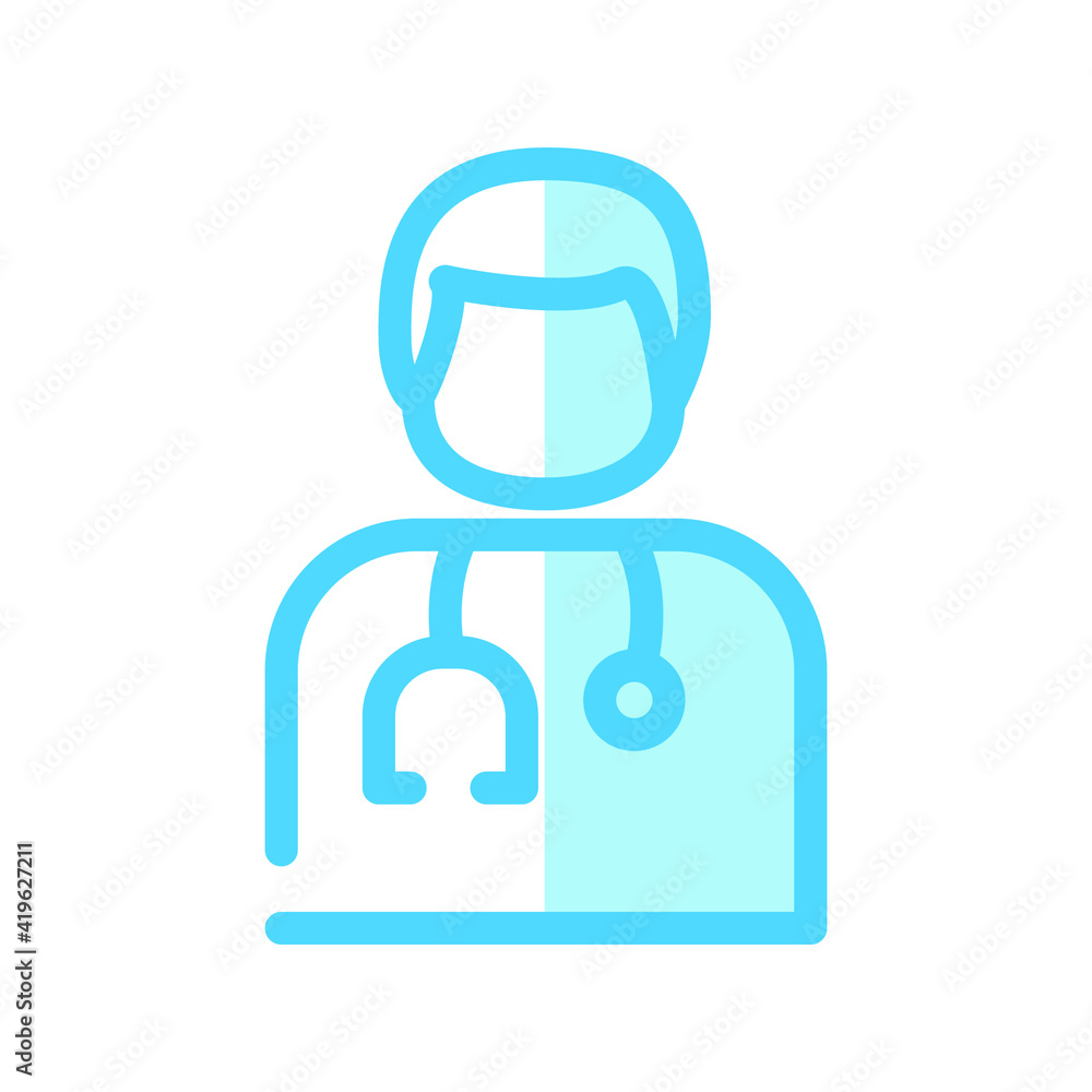 Illustration Vector graphic of doctor icon Illustration Vector graphic of doctor icon