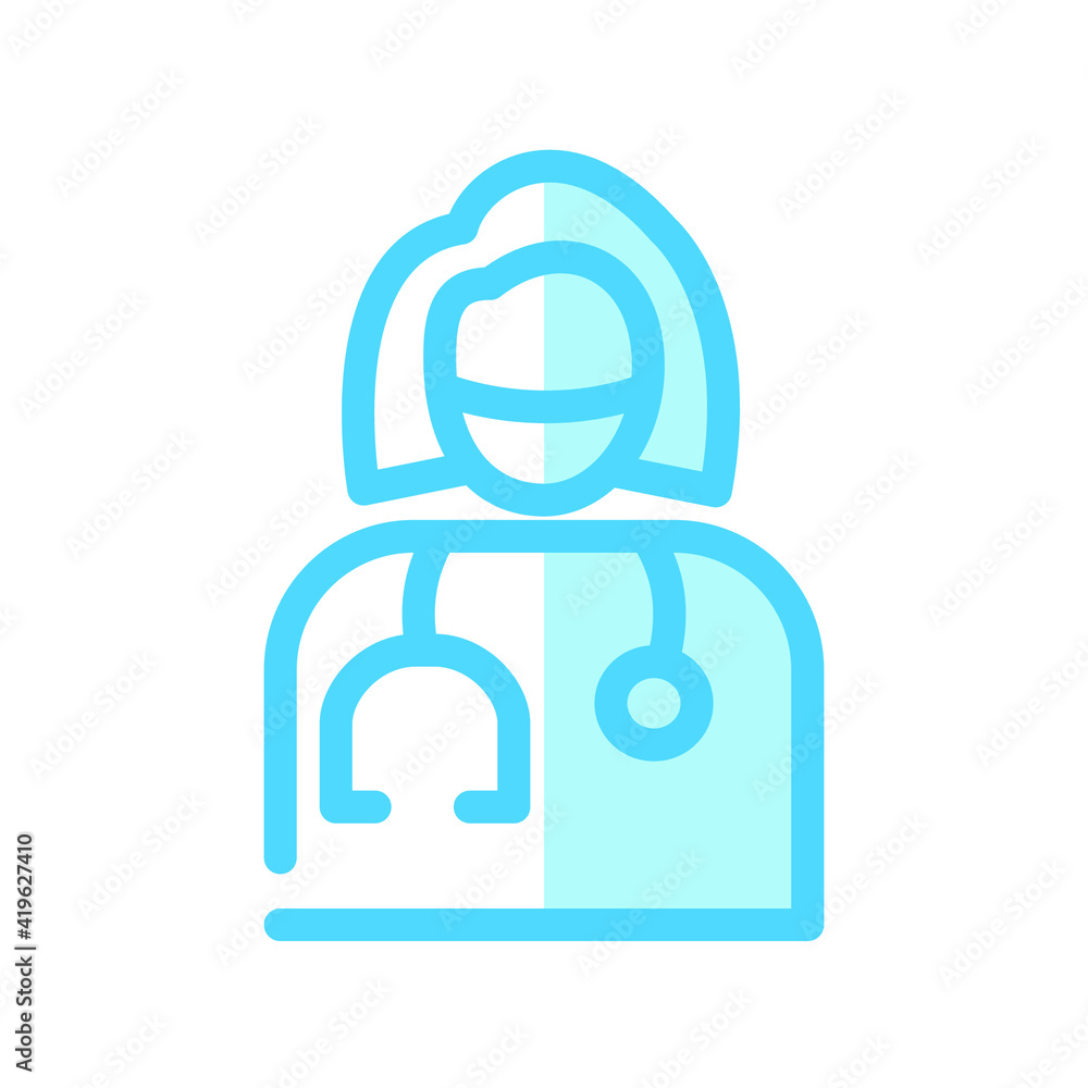 Illustration Vector graphic of doctor icon Illustration Vector graphic of doctor icon