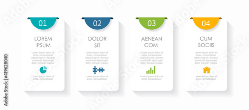 Infographic design template with place for your data. Vector illustration.