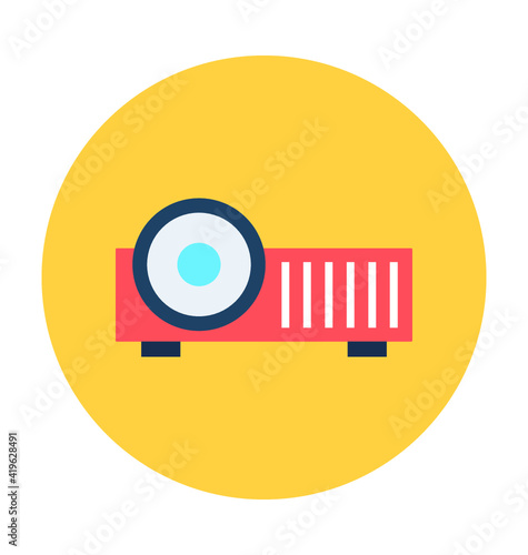 Projector Vector Illustration