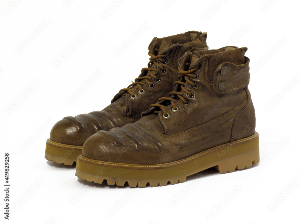 Elegant footwear personal accessory for men studio shoot Elegant footwear personal accessory for men studio shoot