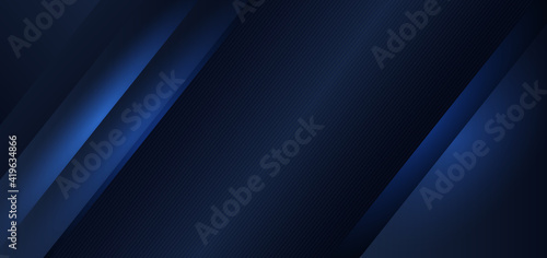 Abstract dark blue gradient diagonal background.