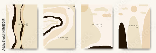 Modern abstract background.minimal trendy style. various shapes set up design templates good for background postcards poster wallpaper brochure invitation social media and other.vector illustration