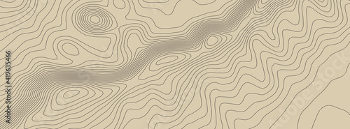 Contours vector topography. Geographic mountain topography vector illustration. Topographic pattern texture. Elevation graphic contour height lines.