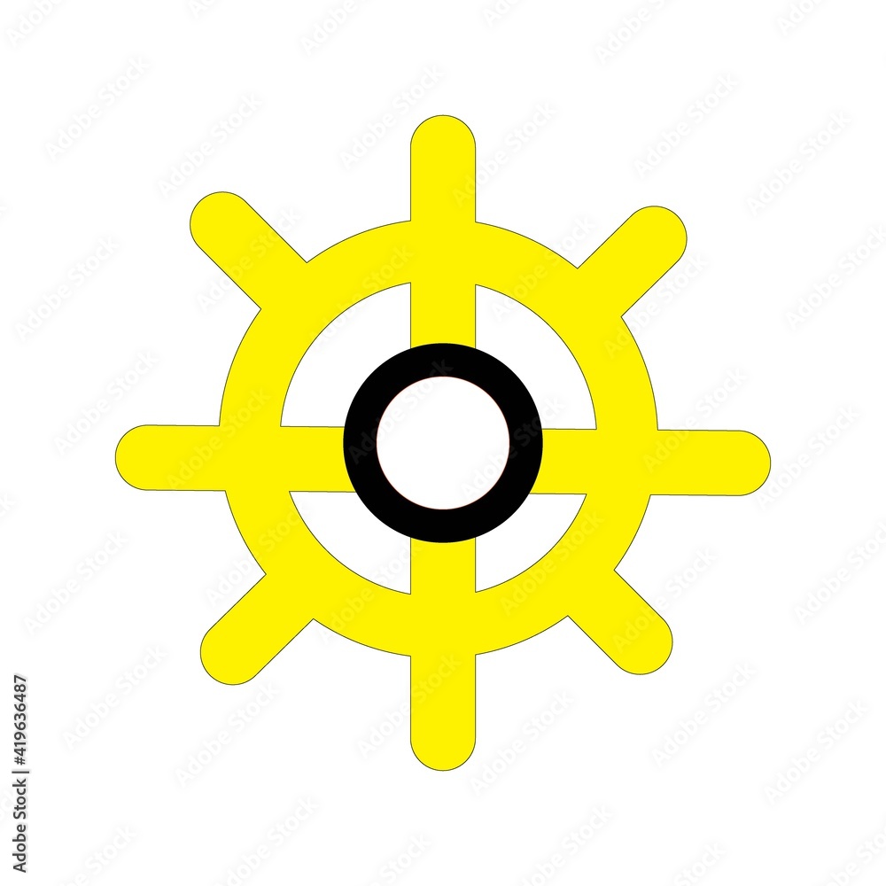 Fototapeta premium Sun Vector illustration Icon