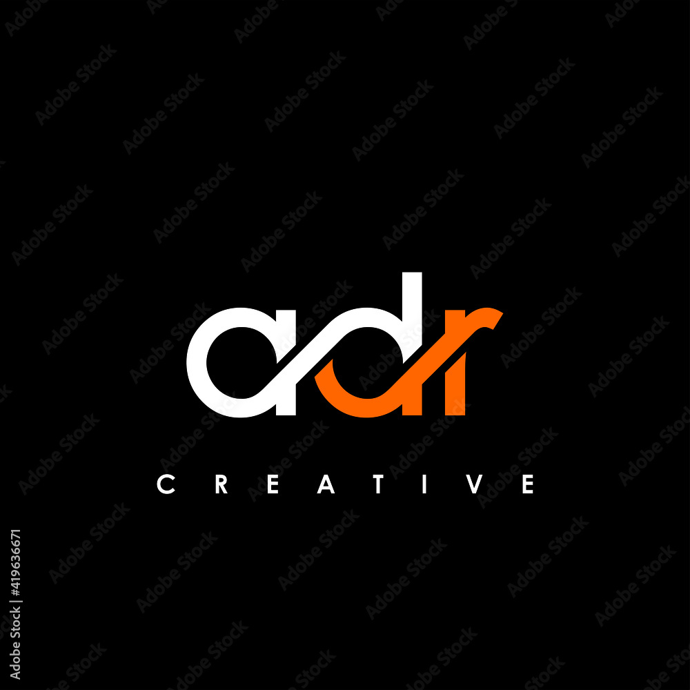ADR Letter Initial Logo Design Template Vector Illustration ADR Letter Initial Logo Design Template Vector Illustration