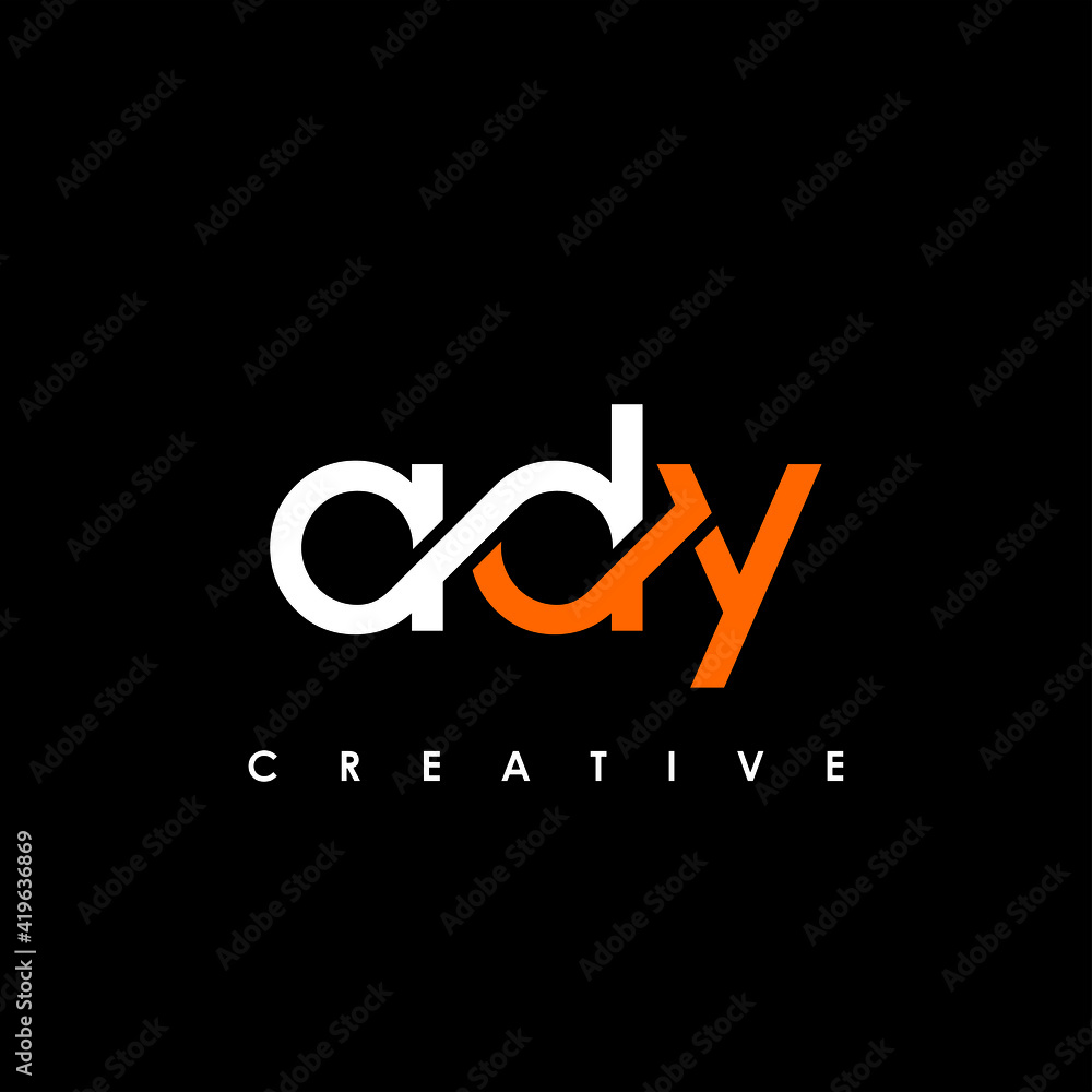ADY Letter Initial Logo Design Template Vector Illustration ADY Letter Initial Logo Design Template Vector Illustration