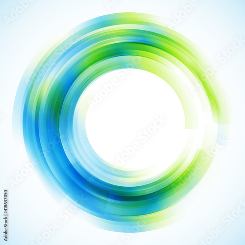  Geometric frame from circles, vector abstract background, wallpaper 