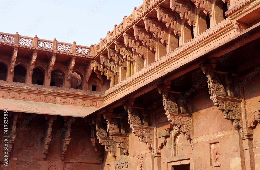 Le fort d'Agra, Agra, Rajasthan, Inde