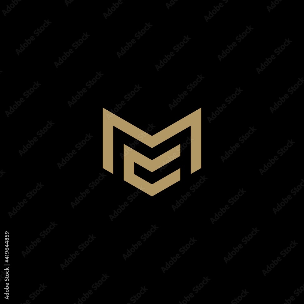 Letter MC logo template design in Vector illustration Letter MC logo template design in Vector illustration