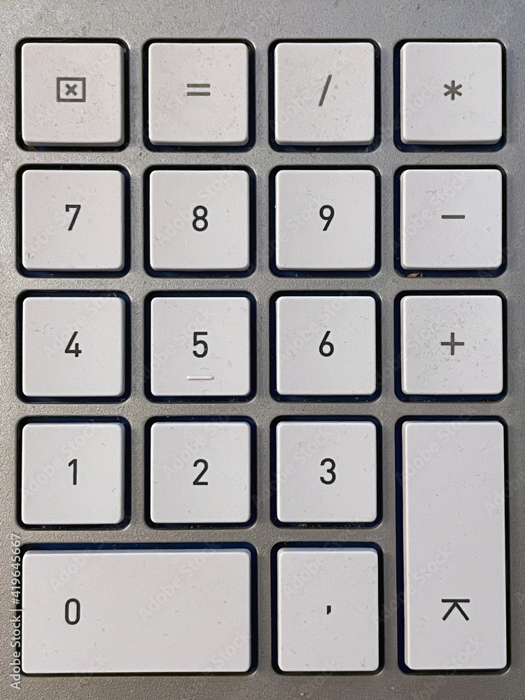 Computer Tastatur Nummernblock Computer Tastatur Nummernblock