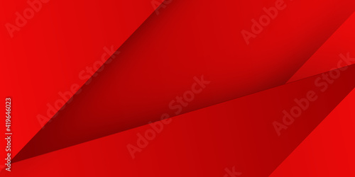 Abstract 3d red vector background with stripes