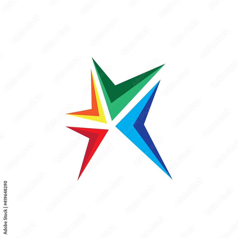 Obraz premium Star icon Template