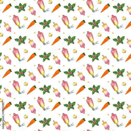 Wallpaper Mural Christmas pattern Torontodigital.ca