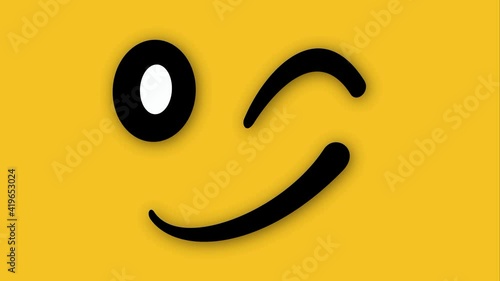 Happy world smile day, smiling National big happiness Fun thoughts emoji face emotion Laughter lip, wink symbol Smiling lips, mouth,  tongue Funny teeth Vector laugh cartoon pattern Lol laughing haha
