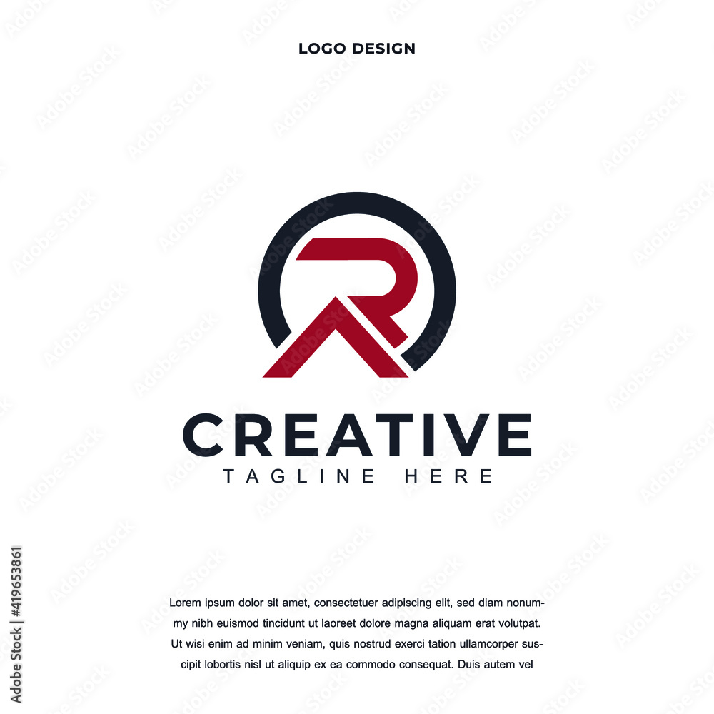 Creative home real estate icon logo design vector illustration. construction and building with letter R symbol logo design color editable Creative home real estate icon logo design vector illustration. construction and building with letter R symbol logo design color editable
