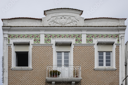 Wallpaper Mural Fragments design of beautiful ancient buildings in Art Nouveau style. Aveiro, Beira Litoral, Portugal. Torontodigital.ca
