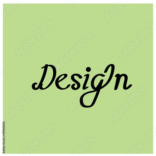 design fount quote lettering logo vector illustration background
