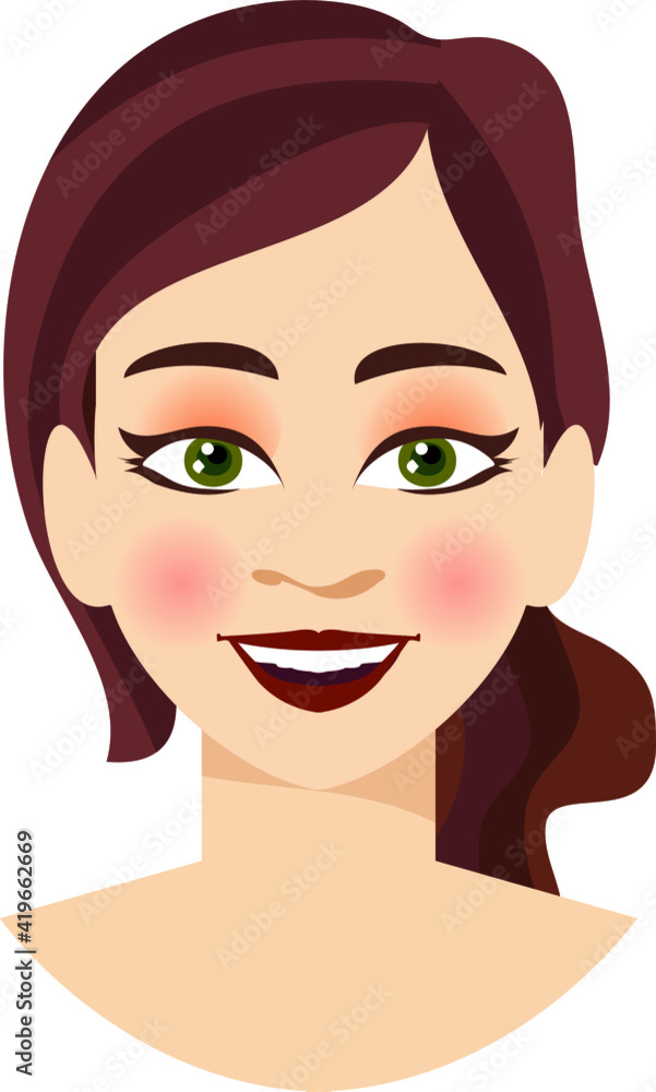 The face of today's young Indian confident woman. The face of today's young Indian confident woman.
