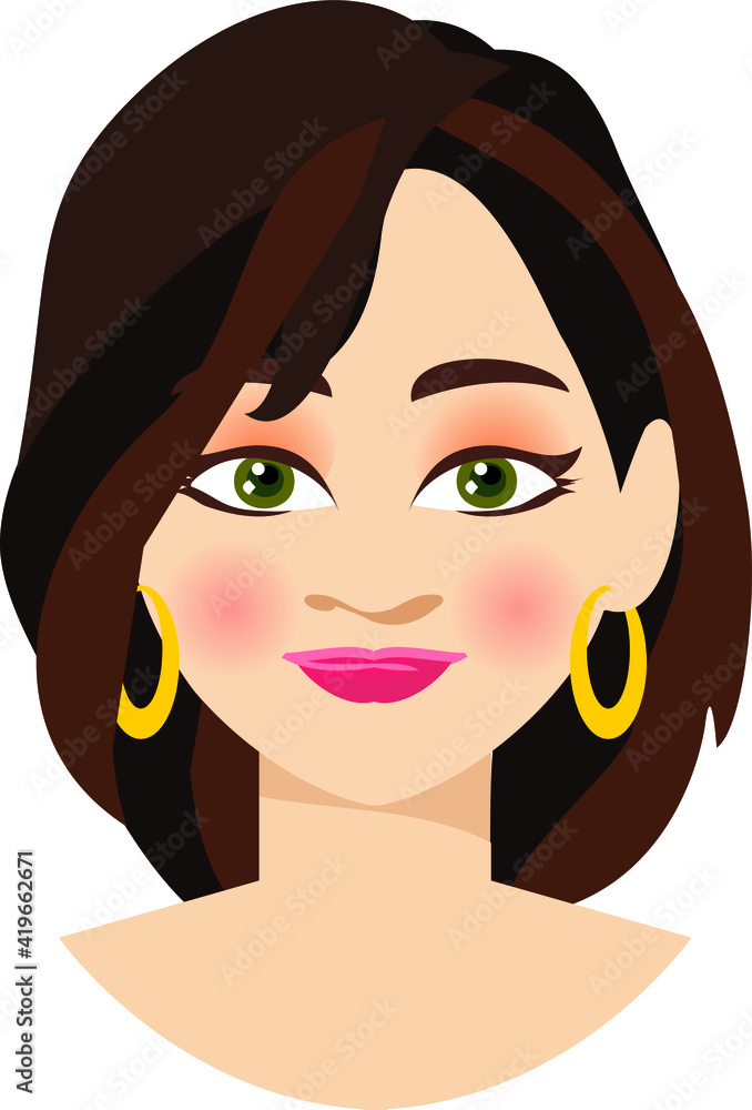 The face of today's young Indian confident woman. The face of today's young Indian confident woman.