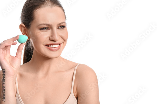Beautiful young woman with ...