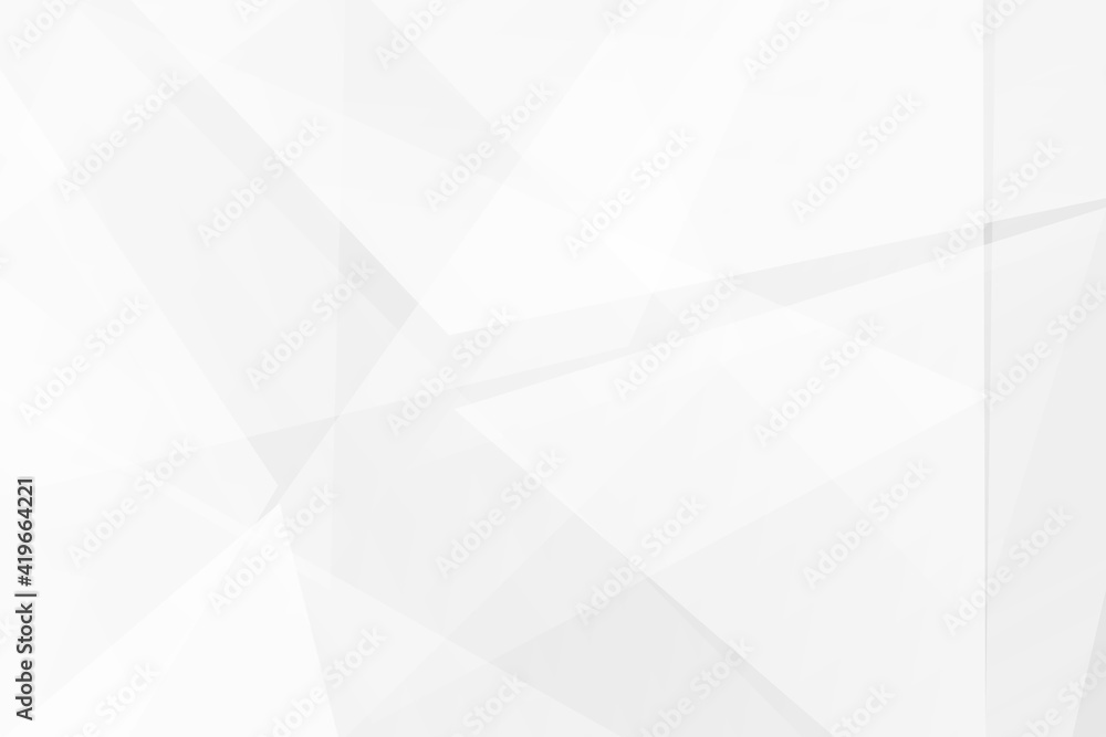 Fototapeta premium Abstract white and grey on light silver background modern design. Vector illustration EPS 10.