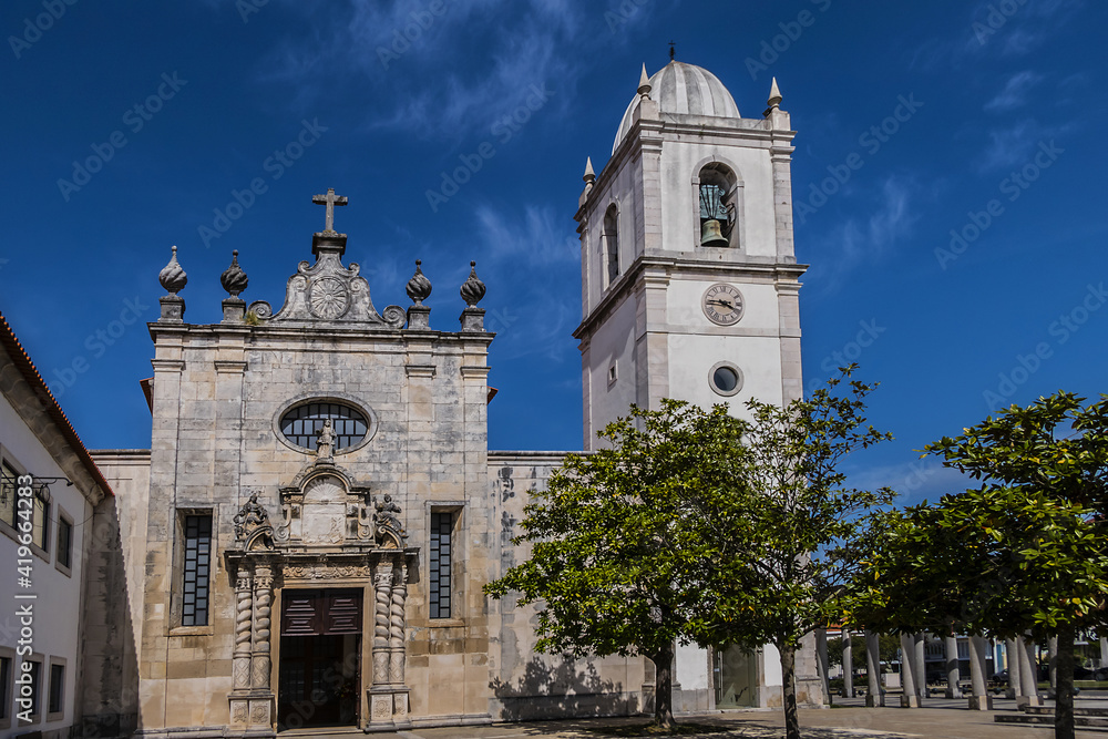 The Cathedral of Aveiro or Church of St. Dominic (Igreja de Sao Domingos, founded in 1423) - Roman Catholic cathedral in Aveiro, Portugal.
