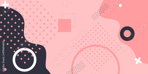 pink Memphis background