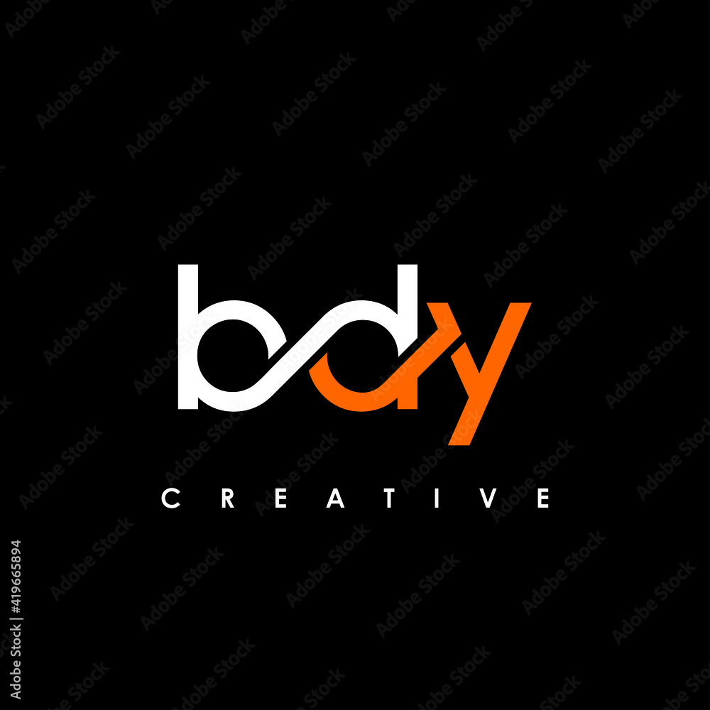 BDY Letter Initial Logo Design Template Vector Illustration BDY Letter Initial Logo Design Template Vector Illustration