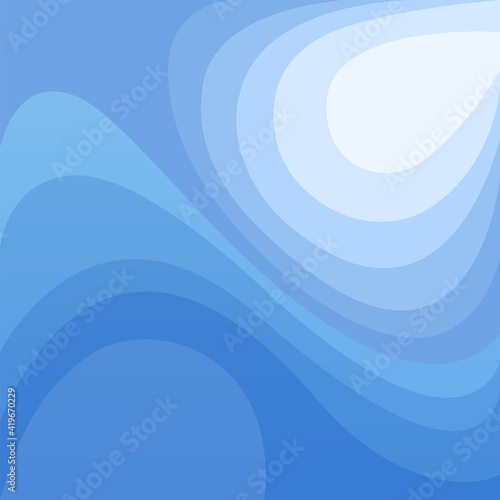 Blue background with waves. Sea background, template. Transparency effects applied.