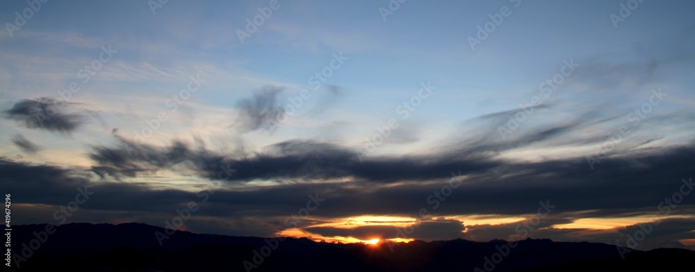 Sunrise from Adam's Peak, Sri Lanka, South East Asia