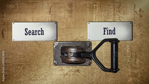 Street Sign Find versus Search