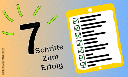 Sieben Schritte zum Erfolg