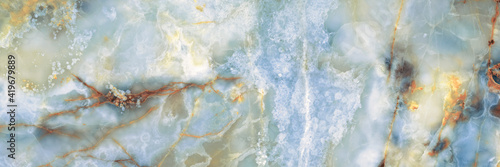 Natural marble texture and surface background. Blue onyx marbel stone. Emperador marble for interior exterior. decoration design and industrial construction concept design. glossy onix marbel stone © Michael Benjamin