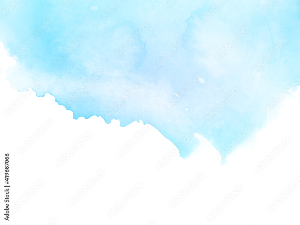 Soft blue watercolor texture design background Soft blue watercolor texture design background