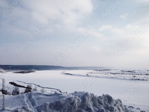 winter in the mountains