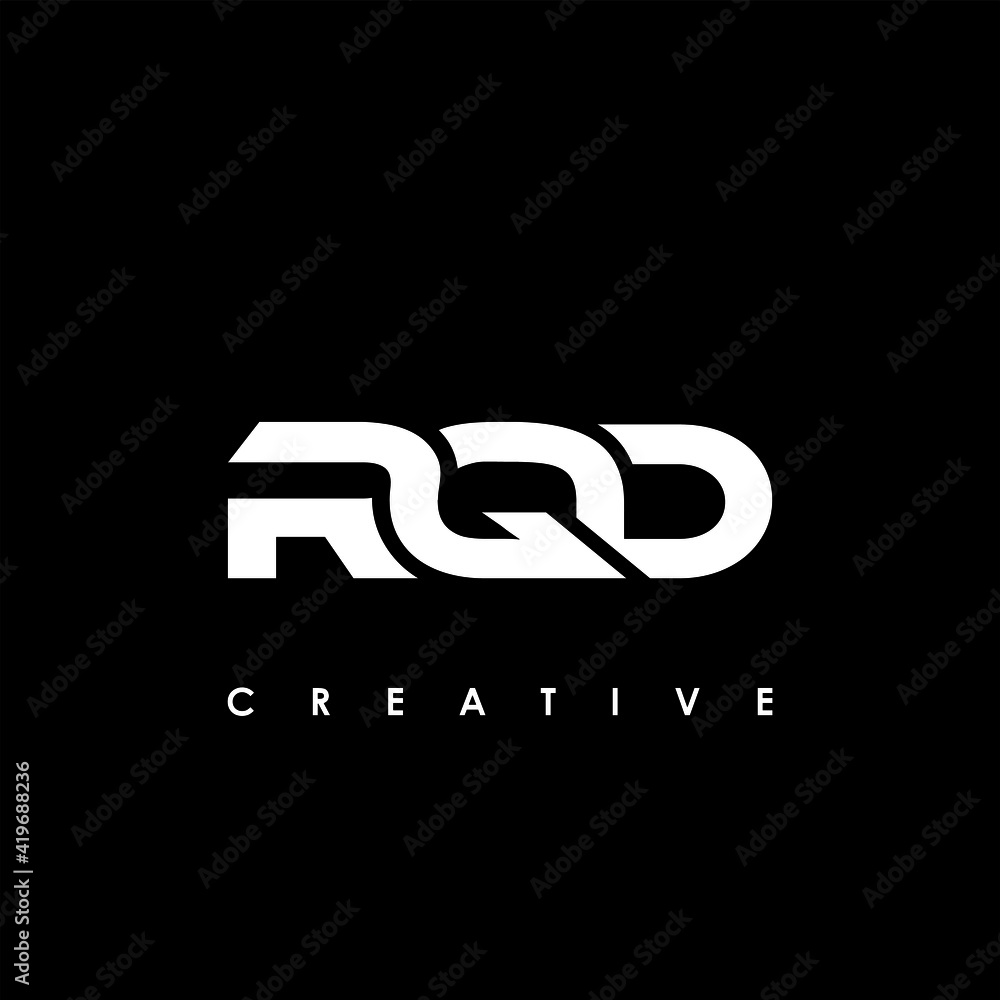 RQD Letter Initial Logo Design Template Vector Illustration RQD Letter Initial Logo Design Template Vector Illustration