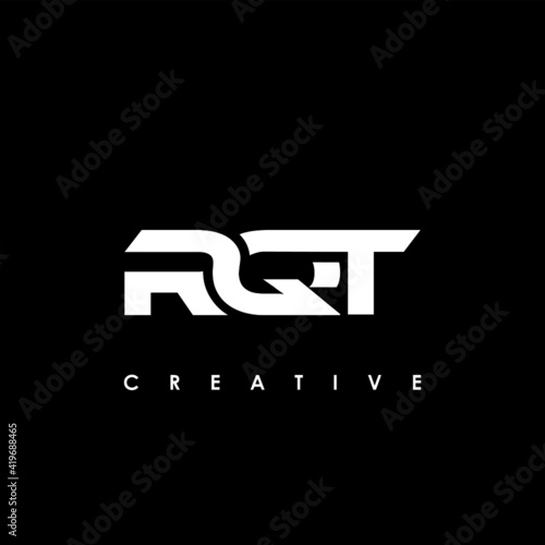 RQT Letter Initial Logo Design Template Vector Illustration