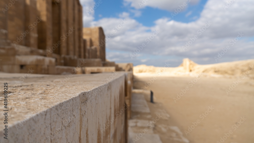 Fototapeta premium How many parties happened here? Al shaqqara