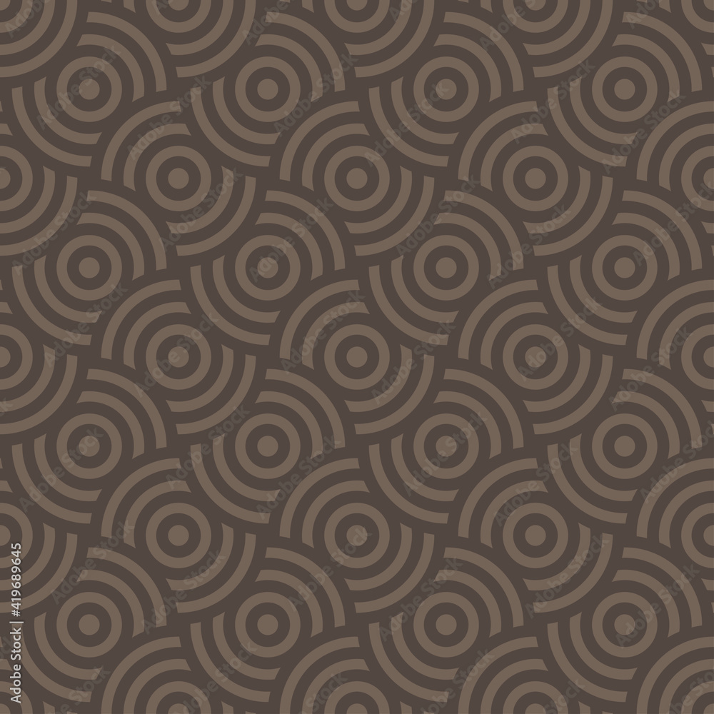 Flat seamless pattern from round elements. Background from circles Flat seamless pattern from round elements. Background from circles