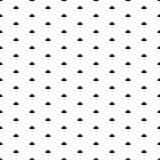 Square seamless background pattern from black crown symbols. The pattern is evenly filled. Vector illustration on white background