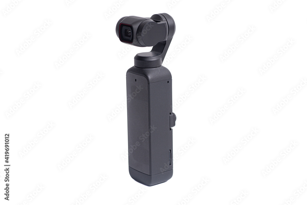 Action Camera isolated on white background Action Camera isolated on white background
