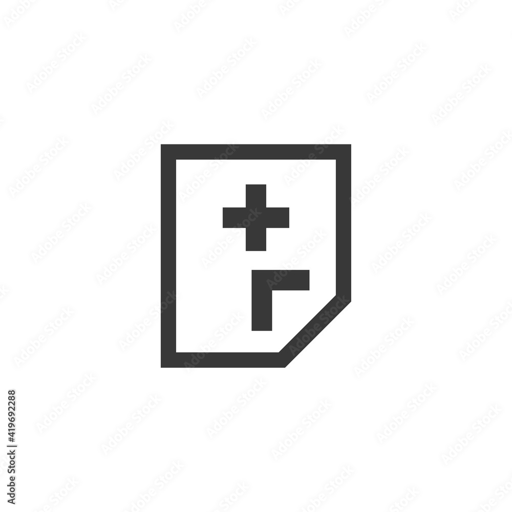 Add file icon. Document symbol modern, simple, vector, icon for website design, mobile app, ui. Vector Illustration Add file icon. Document symbol modern, simple, vector, icon for website design, mobile app, ui. Vector Illustration