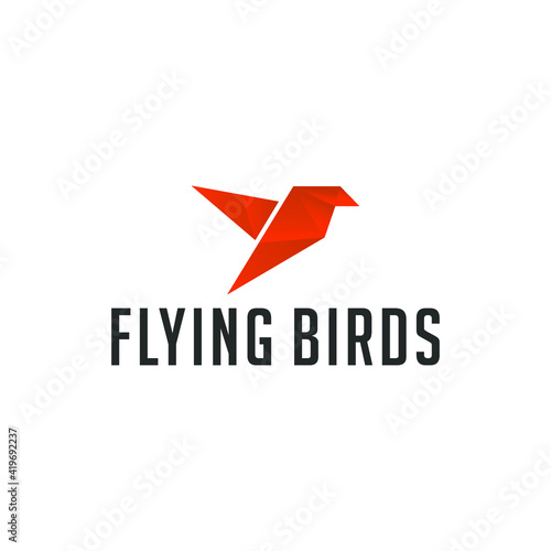 Free Download flying bird logo tamplate - GFXLoad