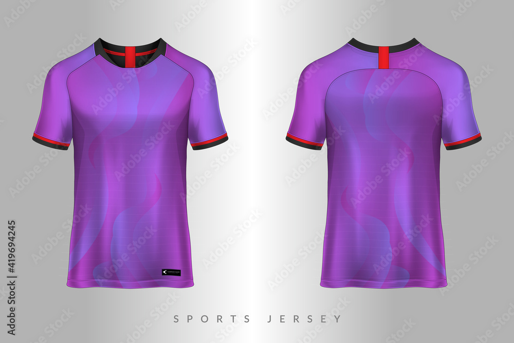 sports jersey and tshirt template, Graphic design for football or