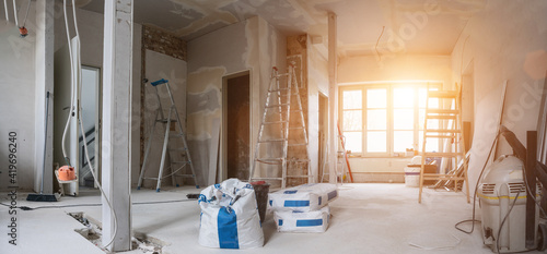 rebuilding an Old real estate apartment, prepared and ready for renovate photo
