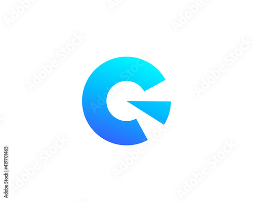 Free Download Abstract letter G modern logo icon design concept. Creative bright gradient symbol logotype isolated on white background. Vector illustration. - GFXLoad
